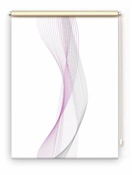 Stream two brombeere grey, Rollo, Motivrollo, Rollo mit Druck, Fotorollo, bedrucktes Rollo, Fensterrollo,verdunkelndes Rollo, Sonnenschutz Rollo